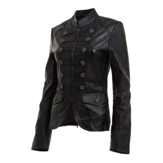 Women Leather Blazer