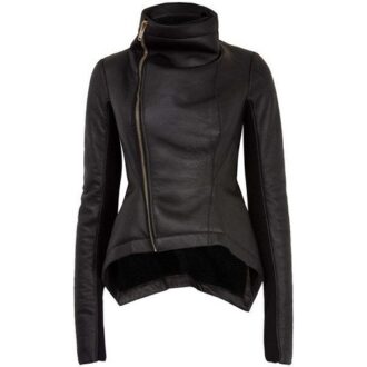 Women Leather Blazer