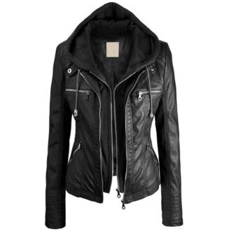 Women Leather Blazer