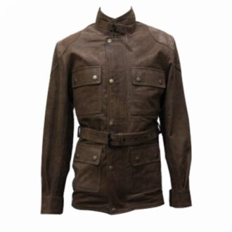 Men Leather Blazer