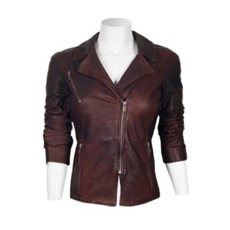 Women Leather Blazer