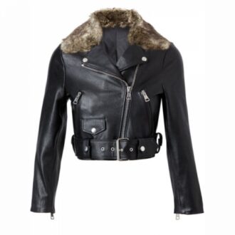 Men Leather Blazer