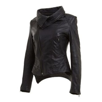 Women Leather Blazer